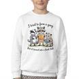 I Tried To Form A Gang But It Turned Into A Book-Club Reader Youth Crewneck Sweatshirt