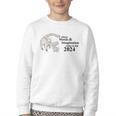 Tucson Festival Of Book TFOB 2024 Coatimundi Mascot Youth Crewneck Sweatshirt