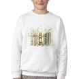 Vintage Floral Bookshelf I Have No Shelf Control Book Lovers Youth Crewneck Sweatshirt