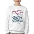 Western Book Love Cowboy Reader Bookish Bookworm Cowgirl Youth Crewneck Sweatshirt Western Book Love Cowboy Reader Bookish Bookworm Cowgirl Youth Crewneck Sweatshirt