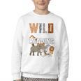 Wild About Reading Book Reader Book Nerd Book Reading Lover Premium Tri-Blend Youth Crewneck Sweatshirt