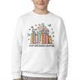 Wildflower Floral Book Just One More Chapter Youth Crewneck Sweatshirt Wildflower Floral Book Just One More Chapter Youth Crewneck Sweatshirt