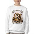 Wise Owl Reading Books Youth Crewneck Sweatshirt