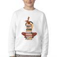 Woman And Books Stack Afro Girl Book Lover Premium Tri-Blend Youth Crewneck Sweatshirt Woman And Books Stack Afro Girl Book Lover Premium Tri-Blend Youth Crewneck Sweatshirt
