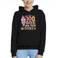 100th Day Of School Teacher Floral 100 Days In The Books Graphic Youth Hoodie 100th Day Of School Teacher Floral 100 Days In The Books Graphic Youth Hoodie
