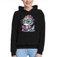 Adorable Book Lover Basilisk With Reading Glasses Cute Graphic Youth Hoodie
