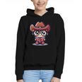 Adorable Book Lover Cowboy With Reading Glasses Cute Graphic Youth Hoodie Adorable Book Lover Cowboy With Reading Glasses Cute Graphic Youth Hoodie