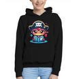 Adorable Book Lover Pirate With Reading Glasses Cute Graphic Youth Hoodie Adorable Book Lover Pirate With Reading Glasses Cute Graphic Youth Hoodie