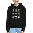Ally Anti Trump Liberal BLM Love Is Love Banned Books Icons Graphic Youth Hoodie