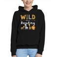 Animal Print Read A Book Character Kids Wild About Reading Graphic Youth Hoodie