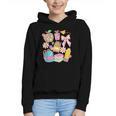 Apple Disco Pencil Books Bow Teacher Student Back To School Graphic Youth Hoodie
