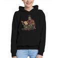 Attila The Hun Reading A Book Graphic Youth Hoodie Attila The Hun Reading A Book Graphic Youth Hoodie