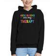 Audiobooks Are My Therapy Book Lover Audiobook Women Graphic Youth Hoodie Audiobooks Are My Therapy Book Lover Audiobook Women Graphic Youth Hoodie