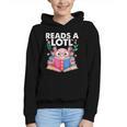 Axolotl Books Readsalotl Reading Bookworm Boys Girls Graphic Youth Hoodie Axolotl Books Readsalotl Reading Bookworm Boys Girls Graphic Youth Hoodie