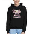 Axolotl Books Readsalotl Reading Bookworm Kawaii Axolotl Graphic Youth Hoodie Axolotl Books Readsalotl Reading Bookworm Kawaii Axolotl Graphic Youth Hoodie
