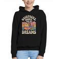 Backpacks Books And Big Dreams Cute Back To School Graphic Youth Hoodie Backpacks Books And Big Dreams Cute Back To School Graphic Youth Hoodie