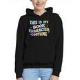 This Is My Book Character Costume Book Lover Groovy Graphic Youth Hoodie This Is My Book Character Costume Book Lover Groovy Graphic Youth Hoodie