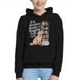 Book And Dog Lover Bookworm Reader Book Lover Graphic Youth Hoodie