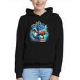 Book Dragon Reading Lover Graphic Youth Hoodie