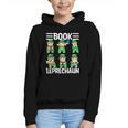 Book Leprechaun St Patrick's Day Library Librarian Reading Graphic Youth Hoodie Book Leprechaun St Patrick's Day Library Librarian Reading Graphic Youth Hoodie