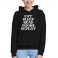 Book Lover Book Eat Sleep Read Books Repeat Graphic Youth Hoodie