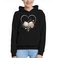 Book Lover Heart Shaped Reading Art Librarian Graphic Youth Hoodie Book Lover Heart Shaped Reading Art Librarian Graphic Youth Hoodie
