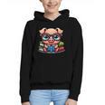 Book Lover Reading Pig Graphic Youth Hoodie