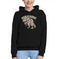 Book Reading Dinosaur T-Rex Dino Bookworm Graphic Youth Hoodie