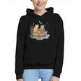 Book Shirt Frog Toad Fishing Vintage Book Frog Graphic Youth Hoodie
