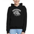 Book T-Rex Dino Bookworm Reading Book Dinosaur Graphic Youth Hoodie