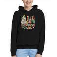 Book Tree All Is Calm Said No Teacher Ever Christmas Graphic Youth Hoodie Book Tree All Is Calm Said No Teacher Ever Christmas Graphic Youth Hoodie