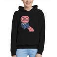 Book Worm Pun Read Reading Librarian America Men Women Kids Graphic Youth Hoodie