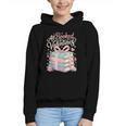 All Booked For Valentines Stacked Books Graphic Youth Hoodie All Booked For Valentines Stacked Books Graphic Youth Hoodie