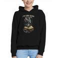 Bookish Quote I Am a Book Dragon Not a Worm Reading Book Graphic Youth Hoodie