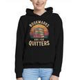Bookmarks Are For Quitters Reading Book Lovers Graphic Youth Hoodie