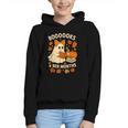 Books And BER Months Fall Librarian Reading Halloween Graphic Youth Hoodie Books And BER Months Fall Librarian Reading Halloween Graphic Youth Hoodie