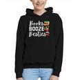 Books Booze And Besties Book Lover Bestie Squad Twinning Graphic Youth Hoodie Books Booze And Besties Book Lover Bestie Squad Twinning Graphic Youth Hoodie