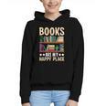 Books Are My Happy Place Graphic Youth Hoodie
