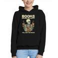 Books Make Me Happy Skeleton Read Reading Librarian Book Graphic Youth Hoodie Books Make Me Happy Skeleton Read Reading Librarian Book Graphic Youth Hoodie