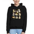 Books Lover Bookish Ghost Himalayan Cat Reading Halloween Graphic Youth Hoodie