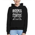 Books The Original Handheld Device Book Reading Graphic Youth Hoodie