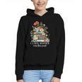 I Like Books More Than People Reading Reader Bookworm Saying Graphic Youth Hoodie