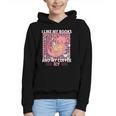 I Like My Books Spicy And My Coffee Icy Librarian Graphic Youth Hoodie