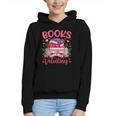Books Are My Valentine Coquette Bow Book Flower Girl Women Graphic Youth Hoodie Books Are My Valentine Coquette Bow Book Flower Girl Women Graphic Youth Hoodie