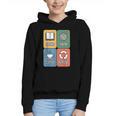 Books Yarn Coffee Repeat Crocheting Graphic Youth Hoodie Books Yarn Coffee Repeat Crocheting Graphic Youth Hoodie