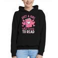 Bookworm Just A Girl Who Loves To Read Graphic Youth Hoodie