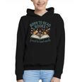 Born To Read Books Forced To Read Emails Graphic Youth Hoodie