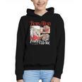 Born To Read Forced To Work Santa Christmas Book Lover Retro Graphic Youth Hoodie