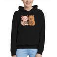 Capybara Axolotl Kawaii Kids Anime Book Lover Reading Graphic Youth Hoodie Capybara Axolotl Kawaii Kids Anime Book Lover Reading Graphic Youth Hoodie