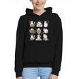 Cat Reading Book Funny Christmas Cat Book Lover Librarian Men Women Kids Graphic Youth Hoodie